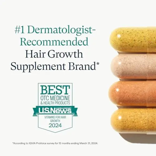 Nutrafol Women's Hair Growth Supplements – Clinically Proven, Dermatologist-Recommended for Thicker, Stronger Hair (1 Month Supply)