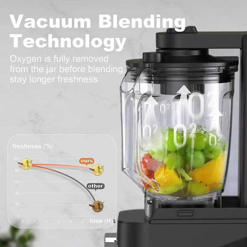 KitchenAid Quiet Professional Vacuum Blender – 1500W Commercial-Grade Smoothie Maker with 56-Oz Jar