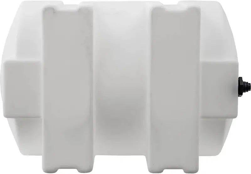 Horizontal Polyethylene Water Storage Tank – 550-Gallon Reservoir with Support Legs, USA-Made, Corrosion-Resistant
