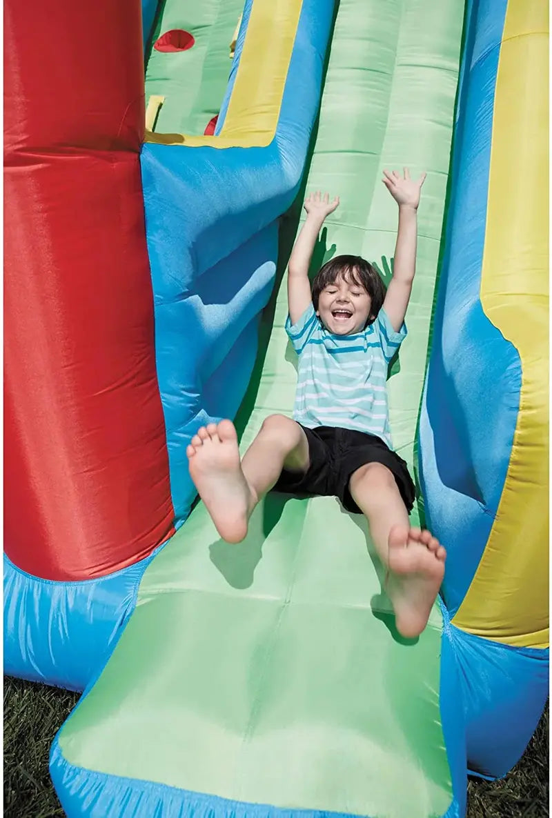Little Tikes Giant Inflatable Slide & Bouncer Combo – Outdoor Play Center for Backyard Fun