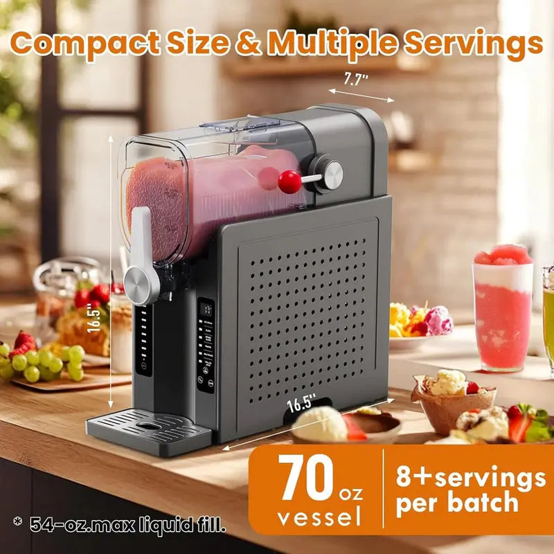 Home Soft Serve Ice Cream & Slushy Maker – Compact Frozen Treat Appliance