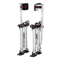 VEVOR Adjustable Aluminum Tool Stilts, 18″-30″, with Protective Knee Pad & Sturdy Alloy, Supports 228 lbs, Ideal for Drywall & Painting