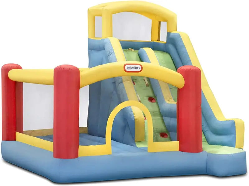 Little Tikes Giant Inflatable Slide & Bouncer Combo – Outdoor Play Center for Backyard Fun