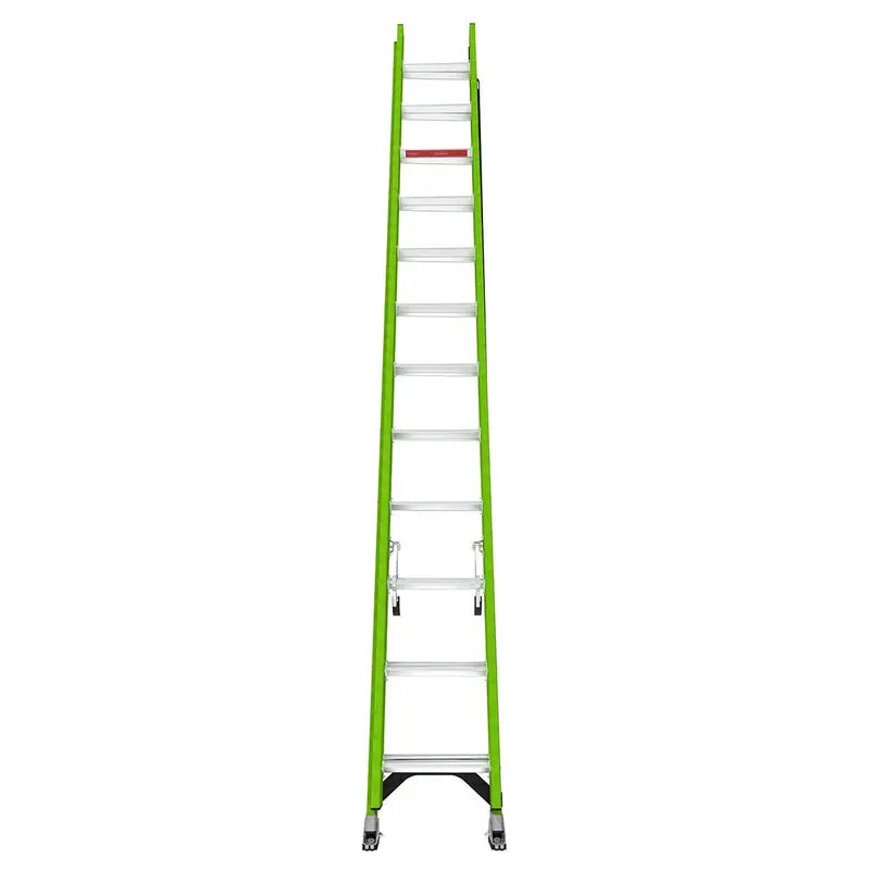 Little Giant HyperLite 24-Foot Fiberglass Extension Ladder – Lightweight, CSA-Approved, 300-Lb Load Capacity