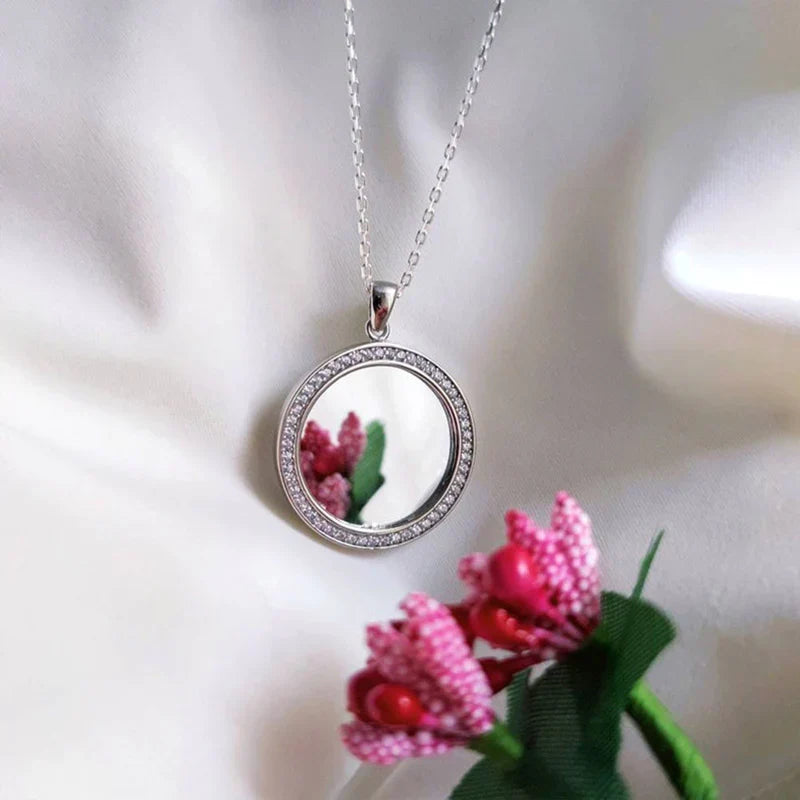 For Love - S925 You are Beautiful Mirror Necklace