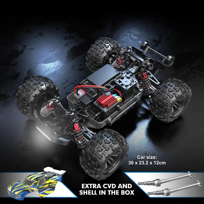 HYPER GO H16BM 1/16 Scale RC Car – Brushless RTR Model with 42 mph Top Speed