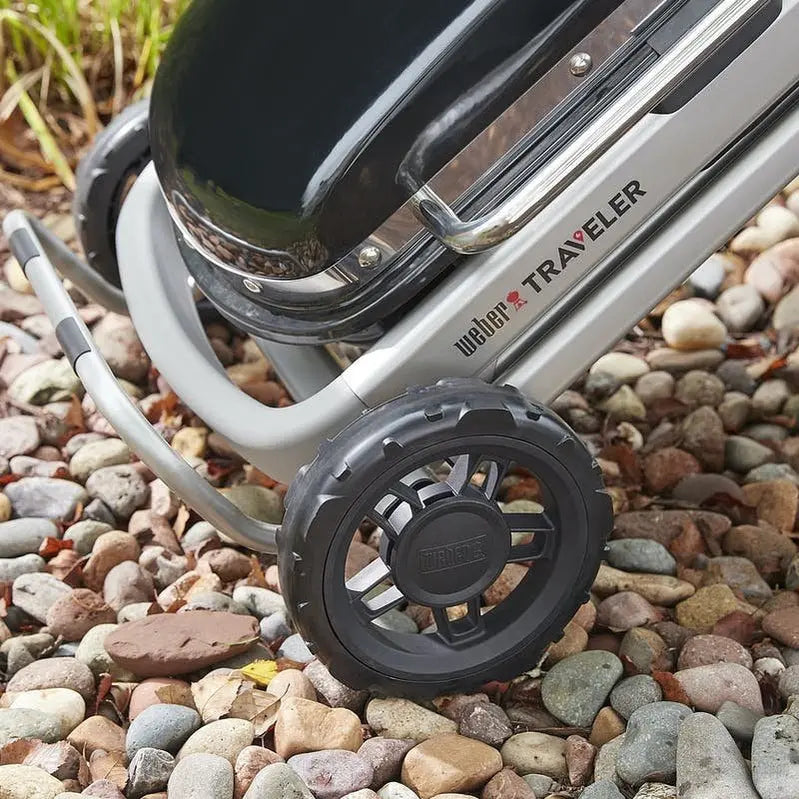 Weber Traveler Portable Propane Grill – Compact, Foldable Gas Grill for On-the-Go Cooking