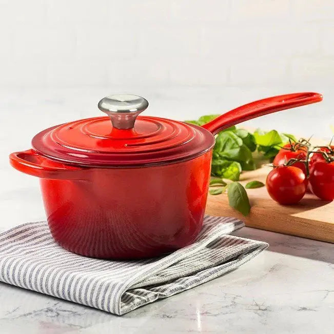 Premium 20-Piece Cast Iron Cookware Collection Including Skillet and Lidded Saucepan