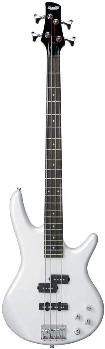 Ibanez GSR200 4-String Electric Bass Guitar, Pearl White, Right-Handed, Powersound Pickups