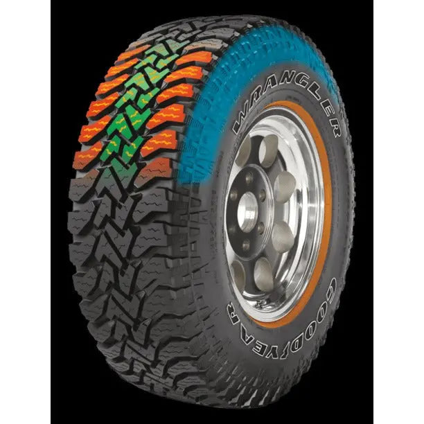 Goodyear Wrangler Authority A/T LT265/70R17 All-Terrain Light Truck Tire – 121Q Rating