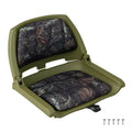 Low-Profile Molded Fishing Boat Chair – Marine-Grade PVC Cushion, Low-Back Design