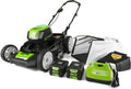 Greenworks GLM801601 80V 21-Inch Cordless Lawn Mower – Includes Two 2Ah Batteries & Charger