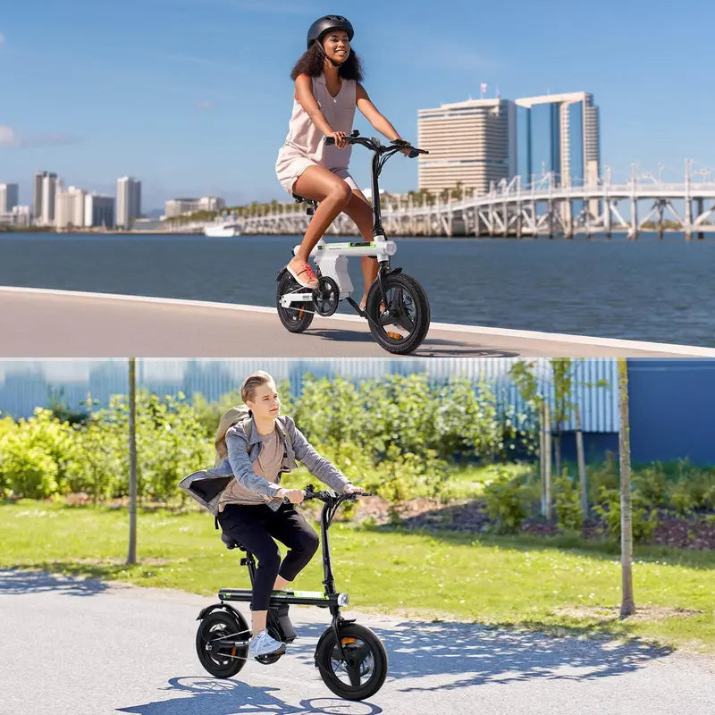 isinwheel U1 Electric Bike for Adults & Teens, 750W Motor, Foldable, 25-Mile Range, UL2849 Certified