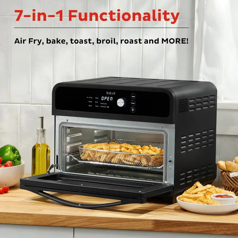 Instant Pot Omni Plus 19-Quart Toaster Oven Air Fryer – 10-in-1 Countertop Oven with Pizza-Friendly Capacity and 100+ Recipes
