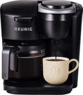 Keurig K-Duo Essentials Coffee Maker, Single Serve & 12-Cup Carafe, Black, Multiple Brew Sizes