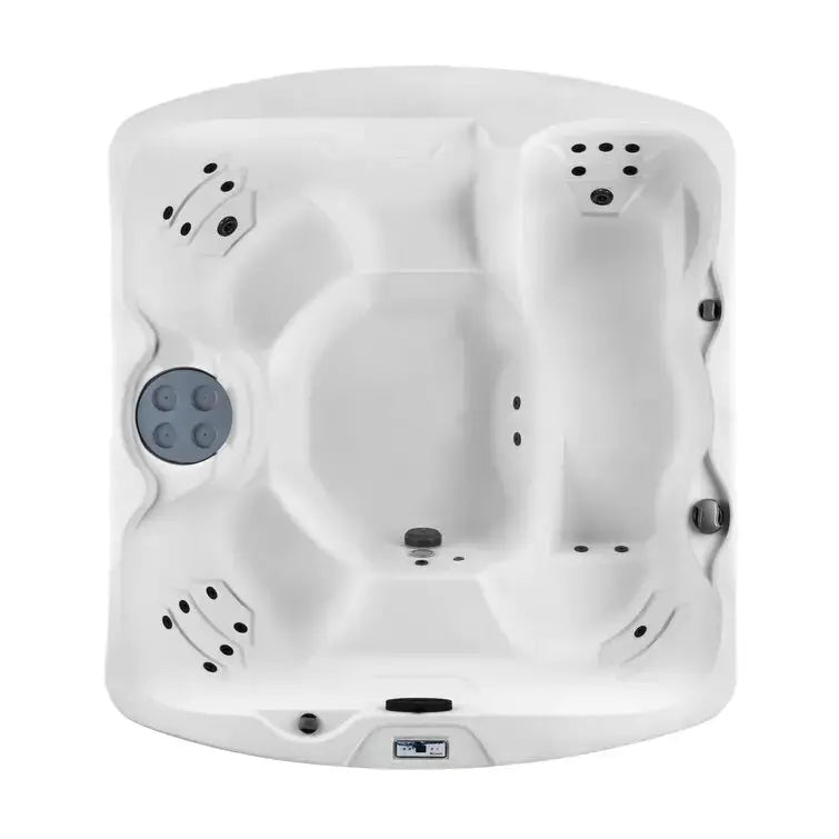 Lifesmart Plug-and-Play Hot Tub – 110V Rectangular 5-Person Spa with 23 Jets & Ozonator (Espresso Finish)