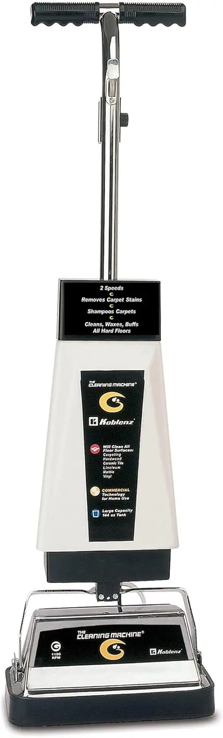 Koblenz 12″ P 2600A Carpet Shampooer & Floor Polisher, 144 oz, White/Black