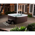 Lifesmart Plug-and-Play Hot Tub – 110V Rectangular 5-Person Spa with 23 Jets & Ozonator (Espresso Finish)