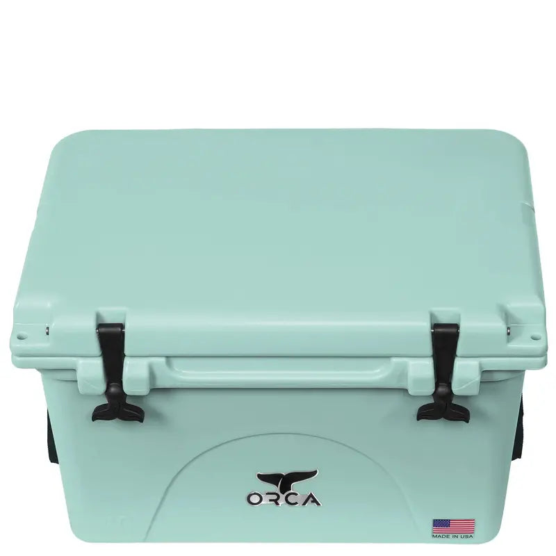 ORCA 40-Quart Hard-Sided Cooler – Rugged Insulated Ice Chest with 7-Day Ice Retention, Seafoam Green (2026)