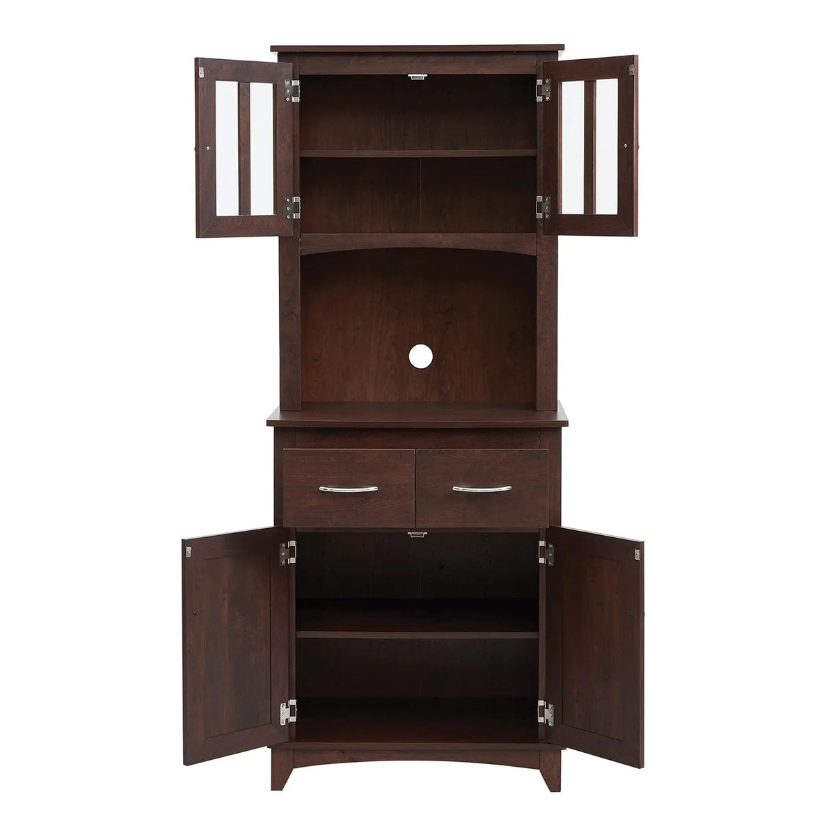 Home Source Microwave Stand Espresso