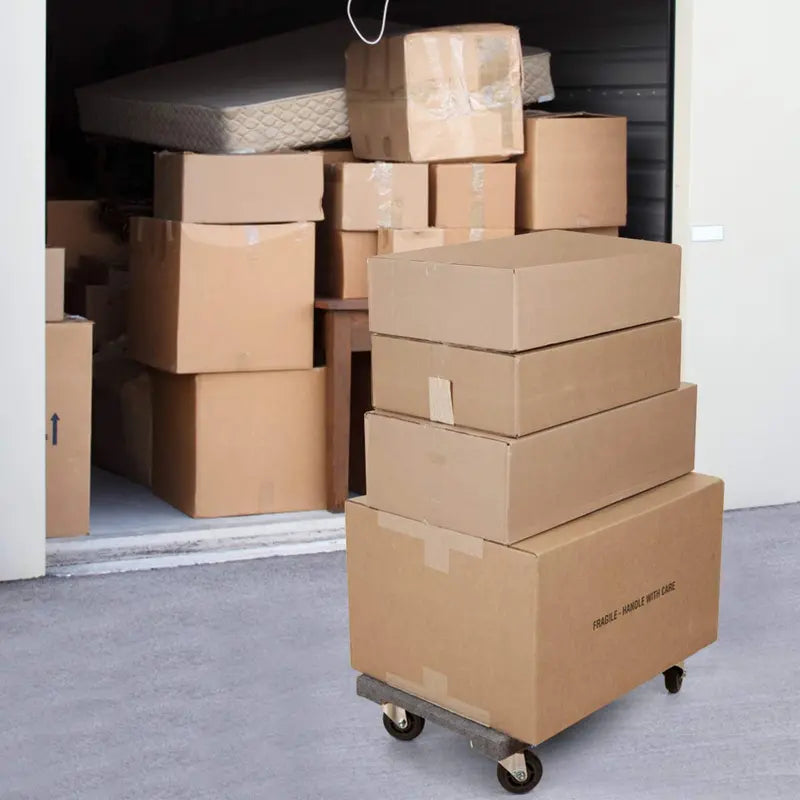 Heavy-Duty Moving Dolly – 30″x18″ Carpet-Edged Furniture Transport Cart