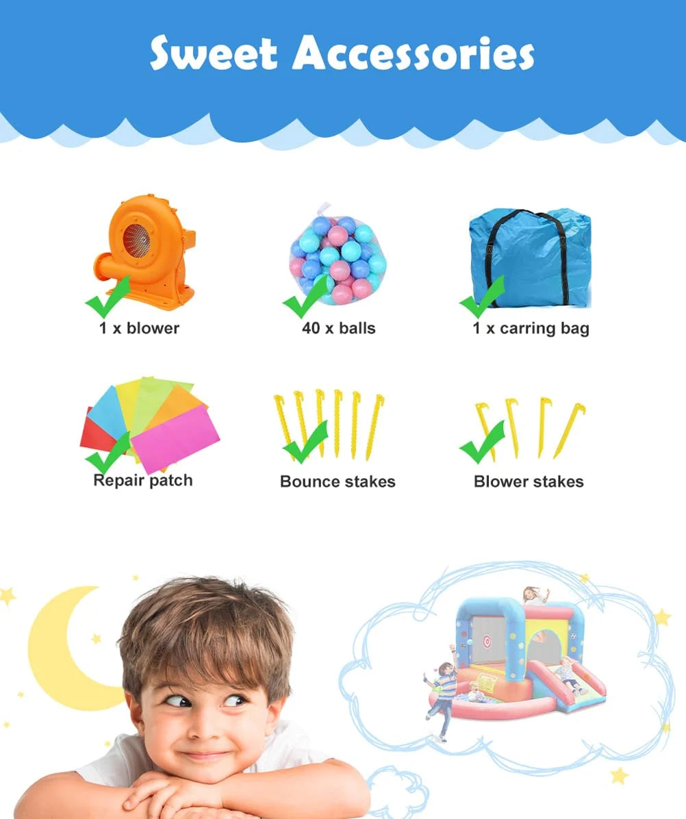 Step4Fun Inflatable Toddlers Backyard Playhouse