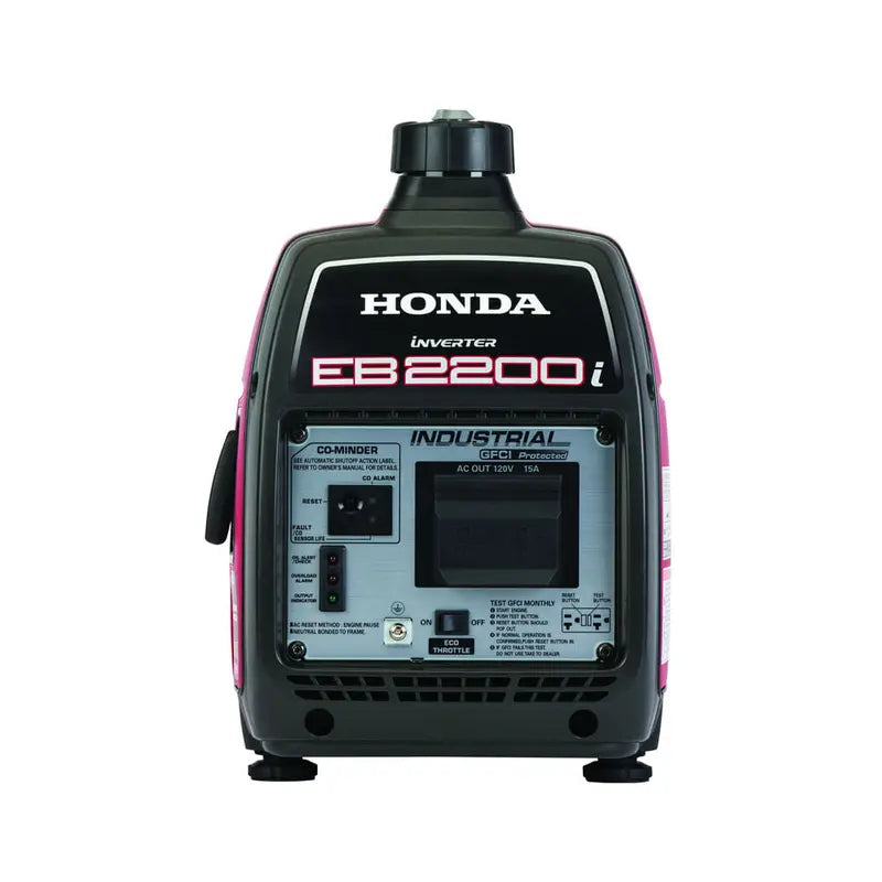 Honda EB2200ITAN Portable Inverter Generator – 2200W Gas-Powered, 121cc Engine with CO-Minder Safety