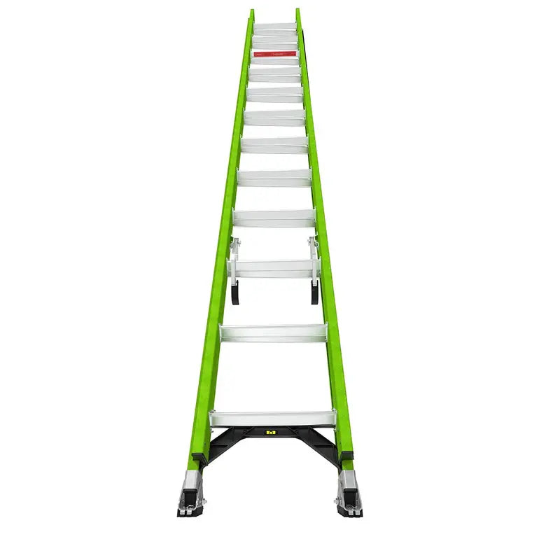 Little Giant HyperLite 24-Foot Fiberglass Extension Ladder – Lightweight, CSA-Approved, 300-Lb Load Capacity