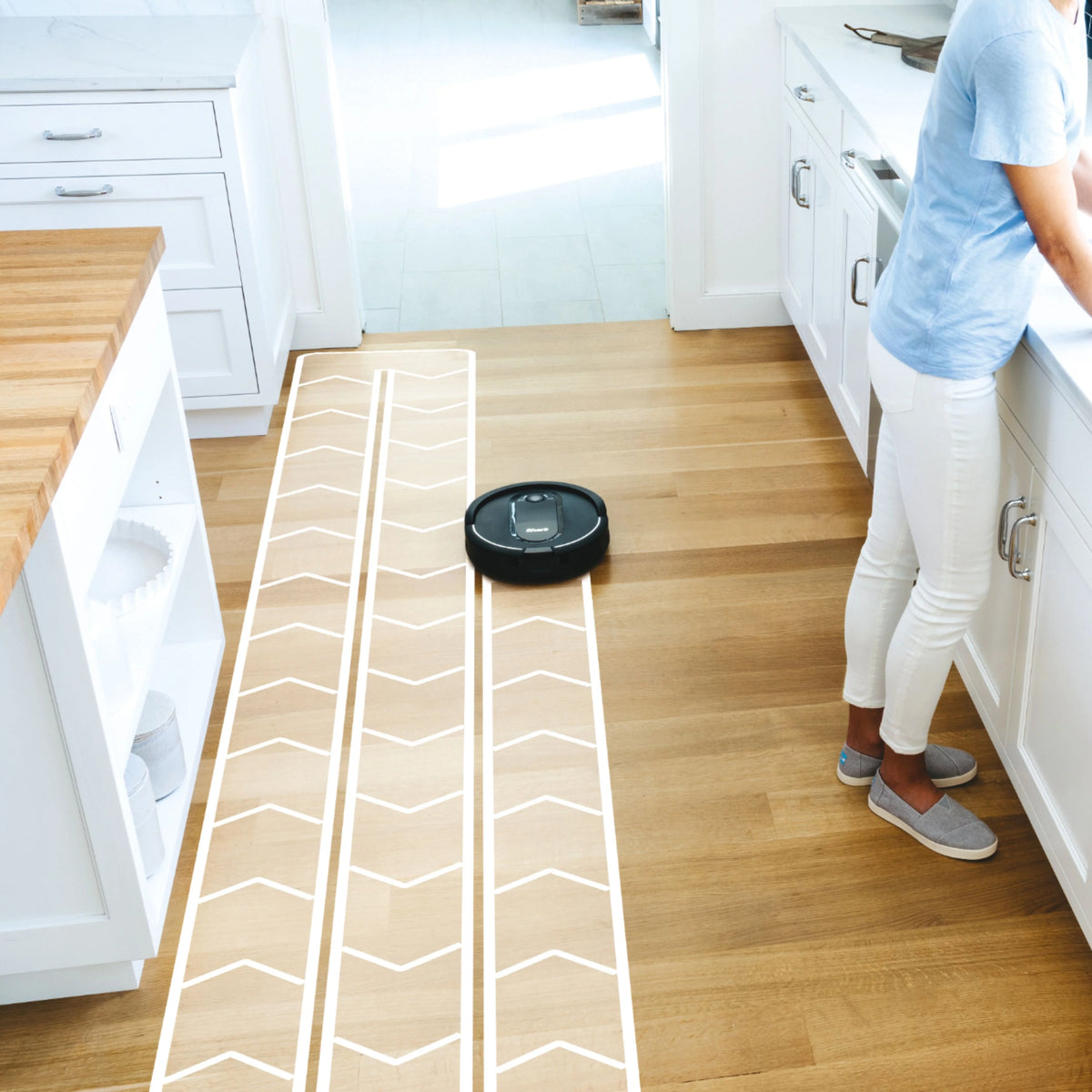 Shark - IQ Robot Self-Empty XL RV1001AE, Wi-Fi Connected, Robot Vacuum with Self-Cleaning Brushroll - Black