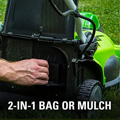 Greenworks 40V 16  Cordless Electric Lawn Mower, 4.0Ah Battery and Charger Included