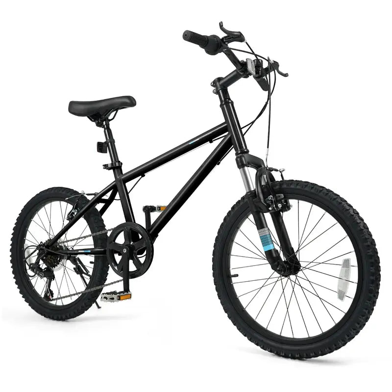 Kids' 20- and 24-Inch Mountain Bike – 6-Speed Drivetrain with Front Suspension Fork