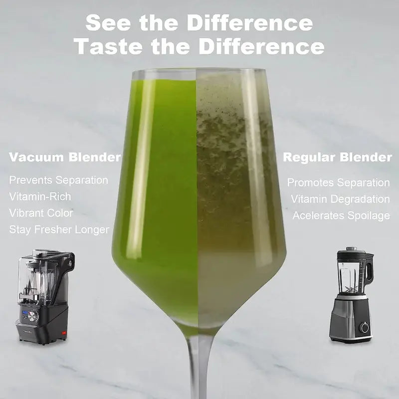 KitchenAid Quiet Professional Vacuum Blender – 1500W Commercial-Grade Smoothie Maker with 56-Oz Jar