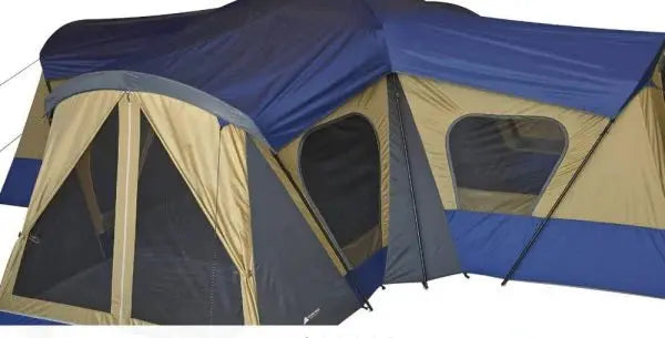 Ozark Trail 14-Person Cabin Tent with Spacious Interior and Weather-Resistant Build